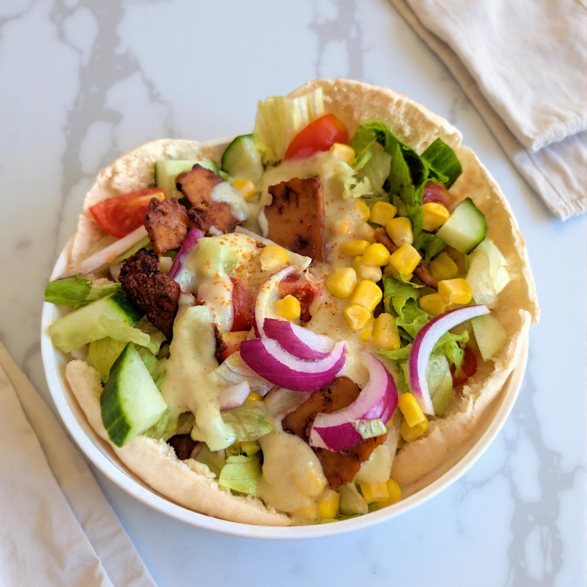 Healthy high-carb kebab